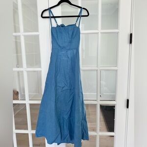 Never worn, New Reformation linen dress